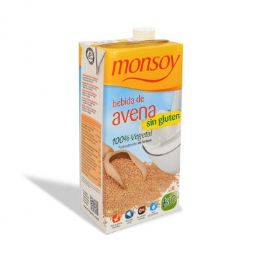 Bebida de Aveia Sem Glúten biológica 1 Litro MONSOY