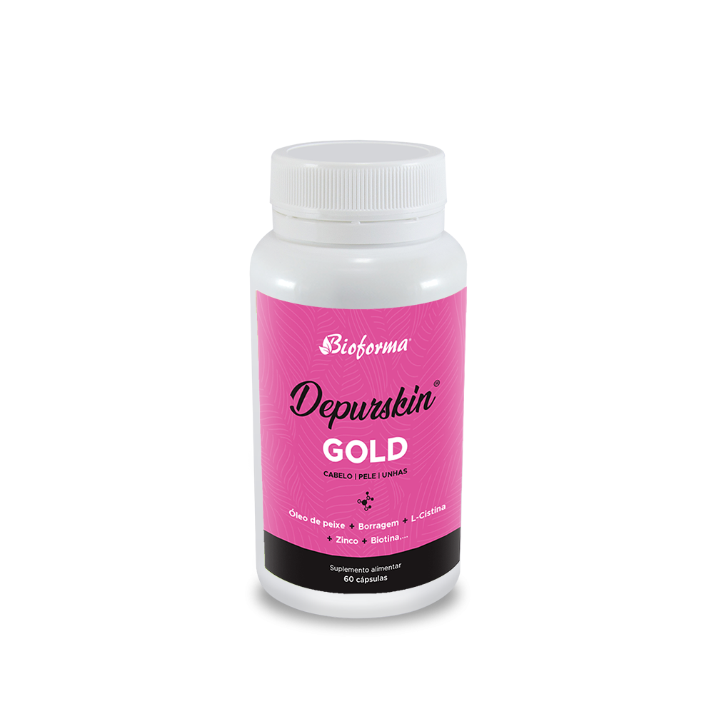 DEPURSKIN GOLD Cabelo, Pele e Unhas 60 caps BIOFORMA