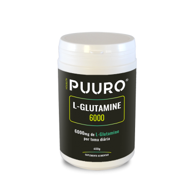 Glutamine 5000 pó 400g PUURO® NUTRITION